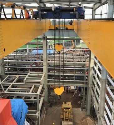 Europees model CXTD 20T dubbelligger EOT-kraan met trolleytakel