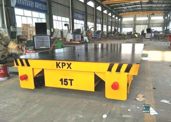 Duurzaam het Pakhuisvervoer Op batterijen van 25m/Min Electric Transfer Cart For