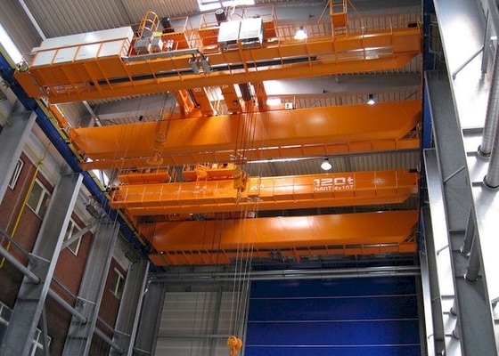 Gieterijen 500 Ton 2 Straal Op zwaar werk berekend Luchtcrane with double hooks