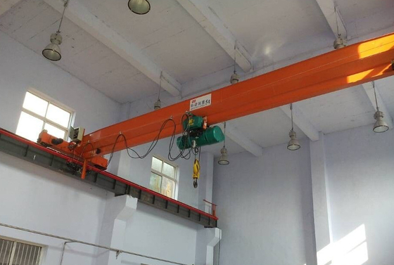 Lichte Plichts8m/Min Lift Single Girder Overhead Kraan 7.5m31.5m Spanwijdte