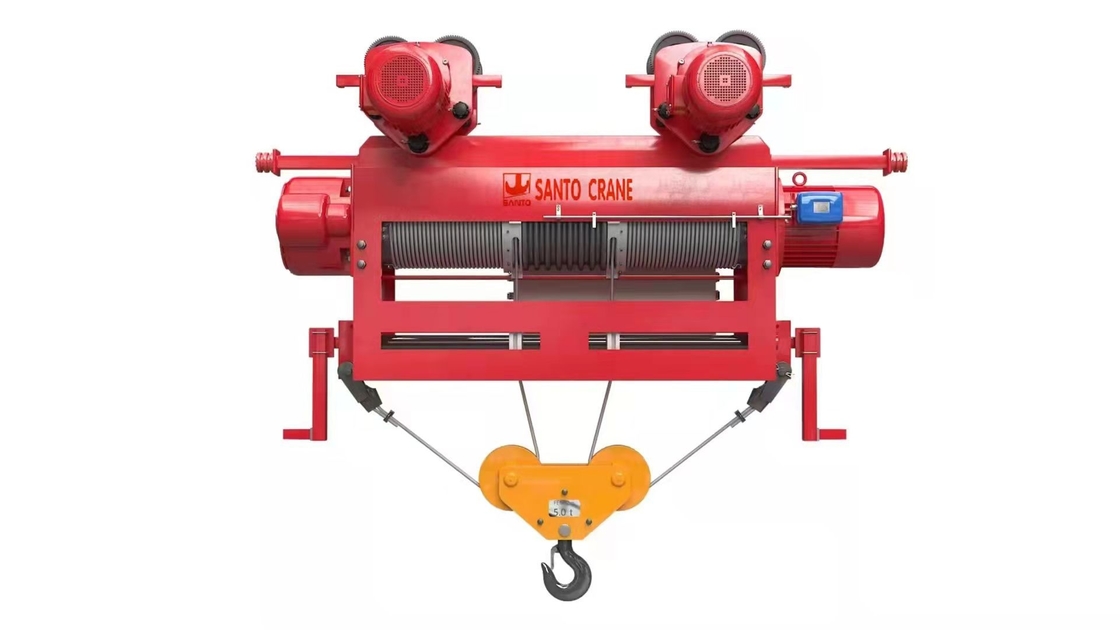 CD1/MD1 type Lichte Plicht 5 Ton Electric Wire Rope Hoist voor Bouw