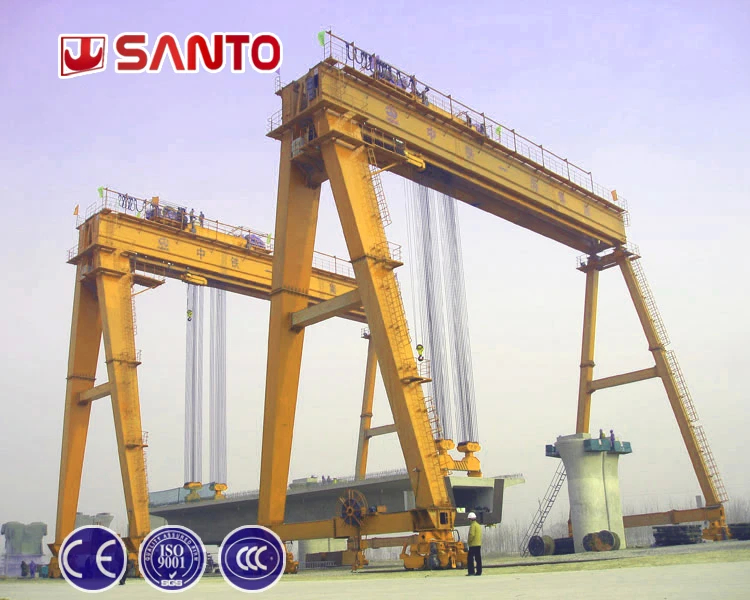 Bovenbouwkraanapparatuur Geel/rood 10-75t Liftbelasting 6-18m Lifthoogte