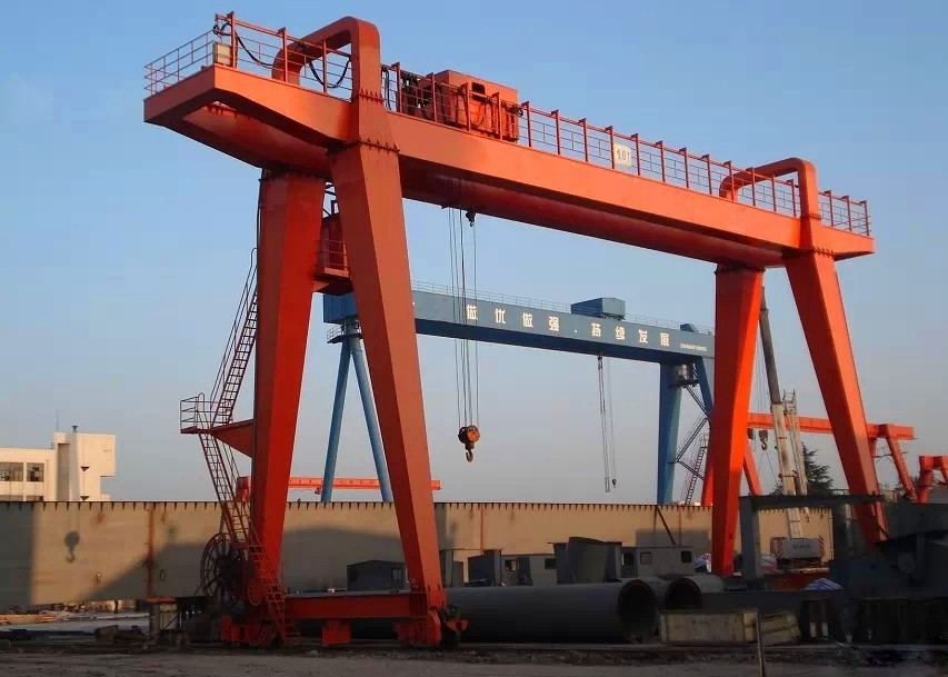 Gemakkelijke Installatiesanto 1T-800T Dubbele Brug Crane For Rail Station