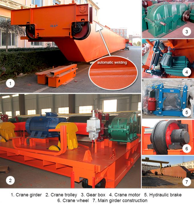 Industriële Luchtkraan van het staalfabricage de Metallurgische proces voor de Gietlepel Stortende Houten trechter die van het Staalschroot CCM Gietende Gieterij laden