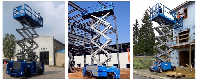 De industriële Ruwe Terreinschaar heft Platformmachine met Positieve Tractiecontrole op