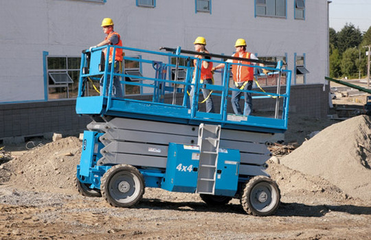 De industriële Ruwe Terreinschaar heft Platformmachine met Positieve Tractiecontrole op